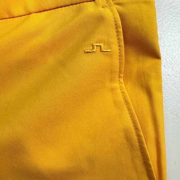 NWT J. Lindeberg Men’s Elof Golf Pant Lightweight- Color Citrus Yellow - 30/32 - Picture 9 of 13